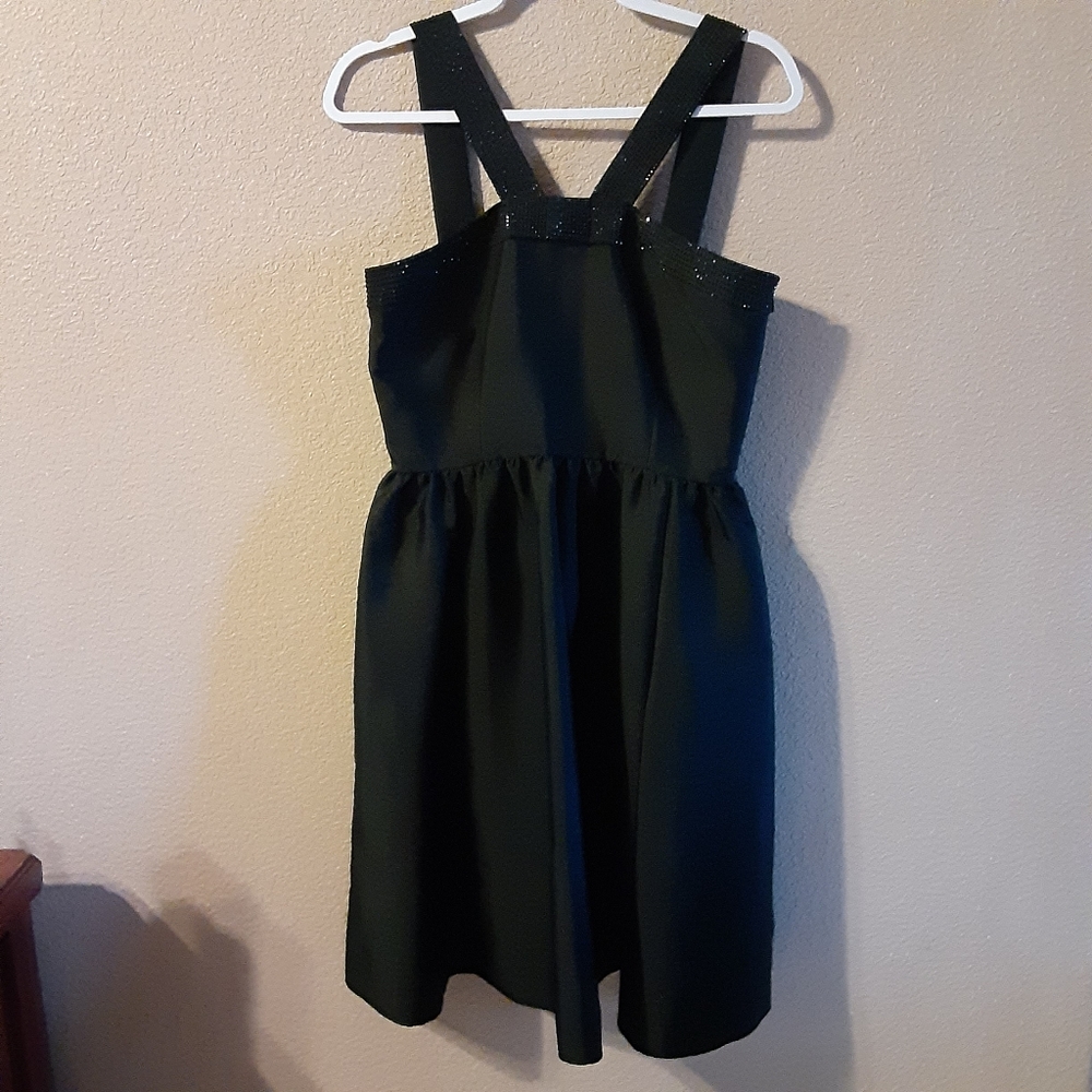 Kate spade black pave bow dress sz 6